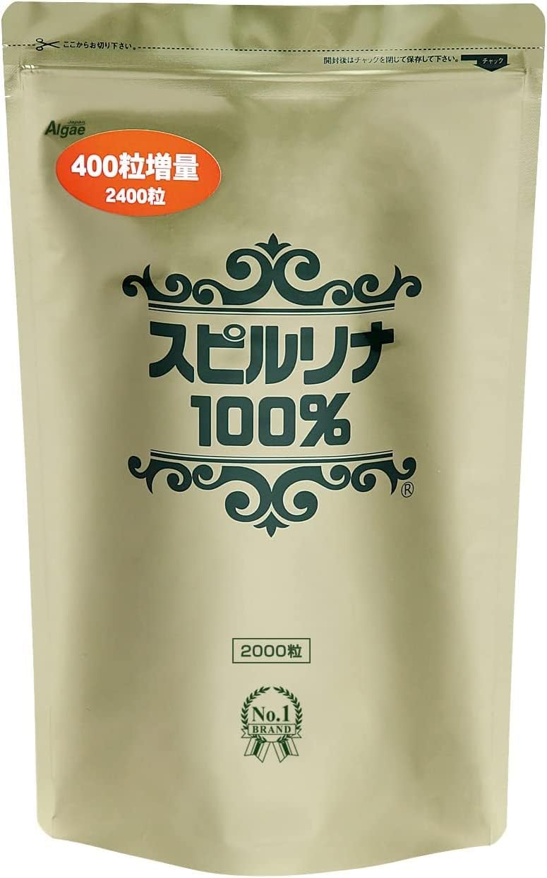 Spirulina Fukyukai 100% spirulina supplement, 2,400 tablets